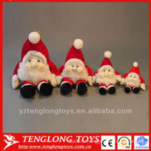 Персонализированные рекламные подарки плюшевые рождественские Санта игрушки